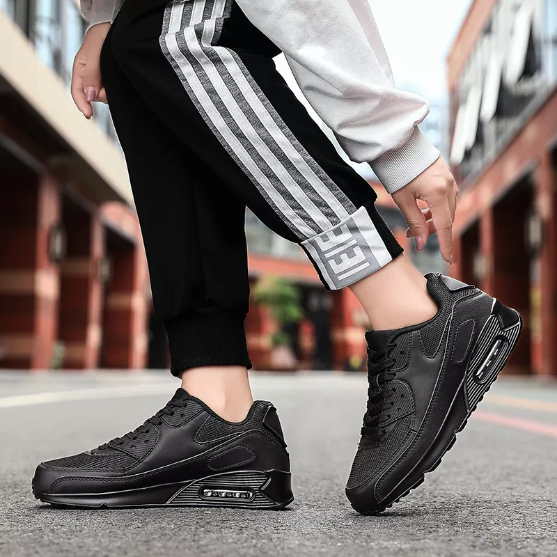 Women‘s Air Booster Walking Shoes All Black