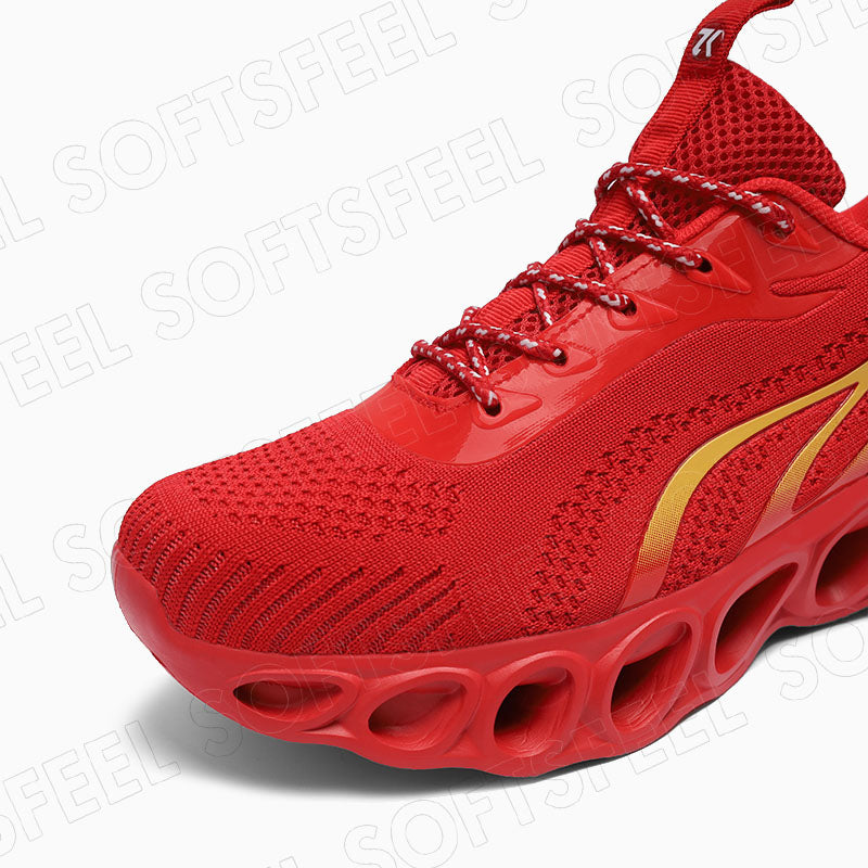 Softsfeel Women's Relieve Foot Pain Perfect Walking Shoes - Red
