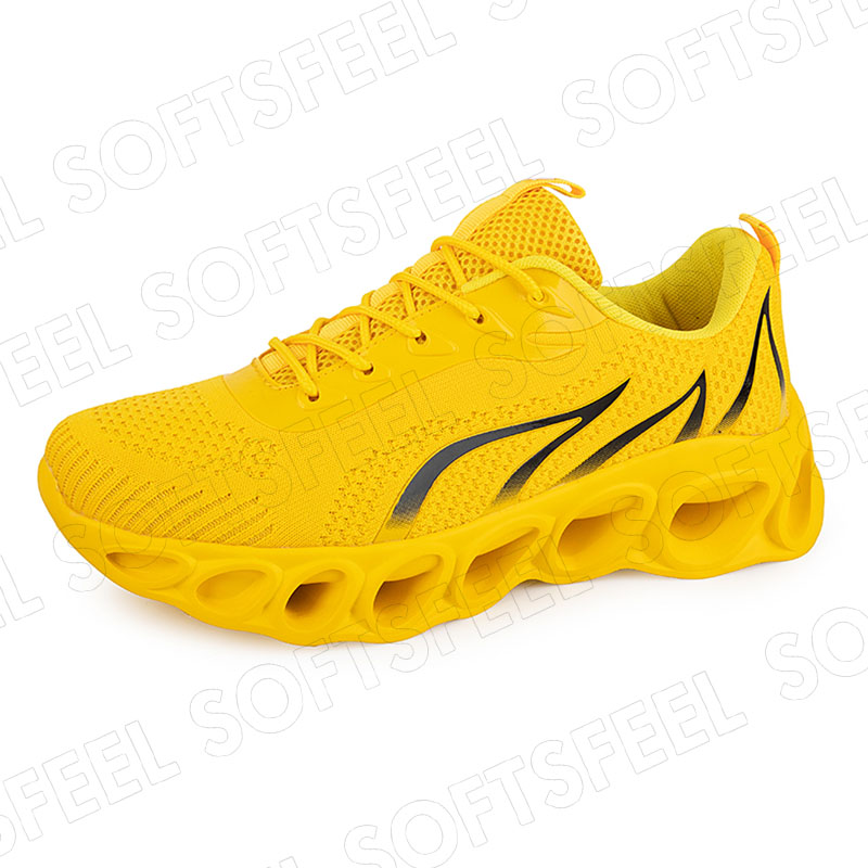 Softsfeel Women's Relieve Foot Pain Perfect Walking Shoes - Yellow