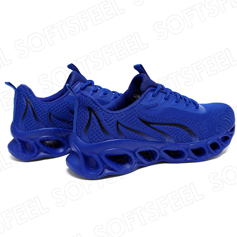 Softsfeel Women's Relieve Foot Pain Perfect Walking Shoes - Blue