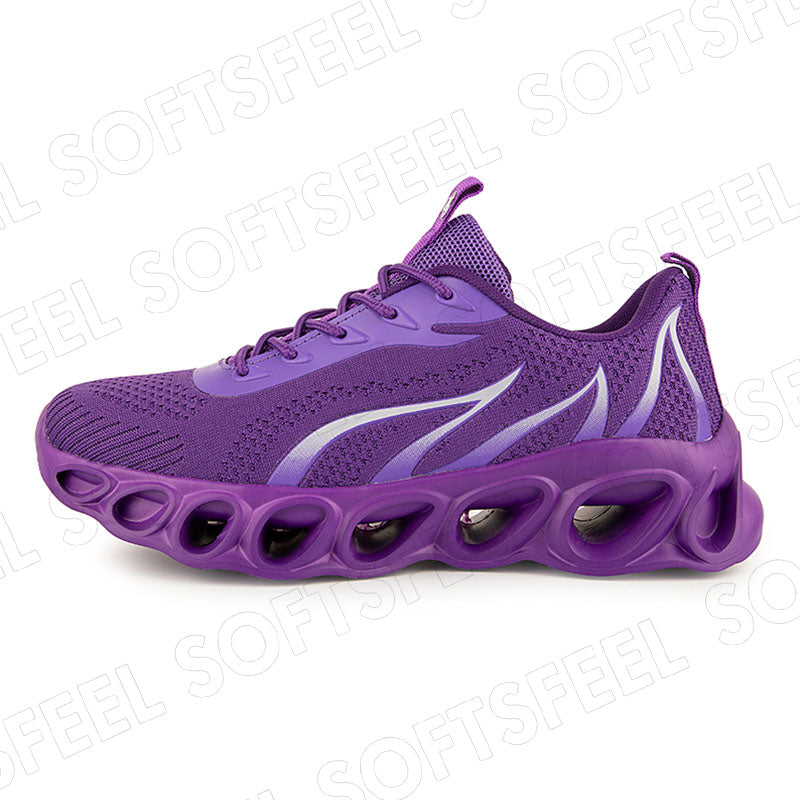 Softsfeel Men's Relieve Foot Pain Perfect Walking Shoes - Purple