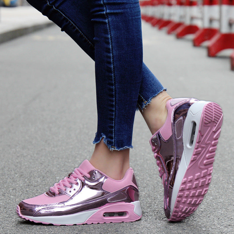 Women‘s Air Booster Walking Shoes Shiny Pink