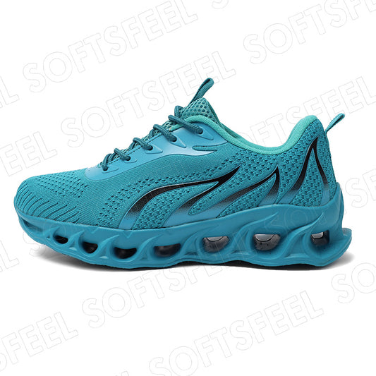 Softsfeel Men's Relieve Foot Pain Perfect Walking Shoes - Lake Blue