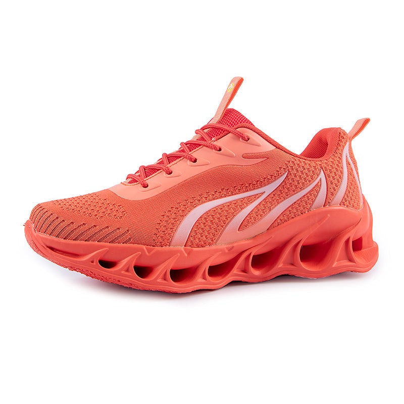 Softsfeel Men's Relieve Foot Pain Perfect Walking Shoes - Orange