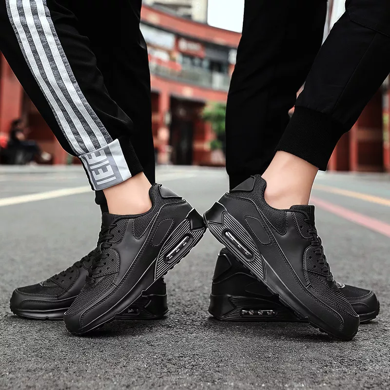 Women‘s Air Booster Walking Shoes All Black