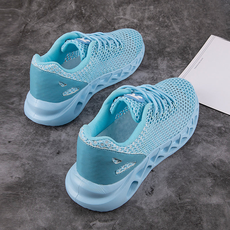 Softsfeel Cool Men's Relieve Foot Pain Perfect Walking Shoes-Sky Blue