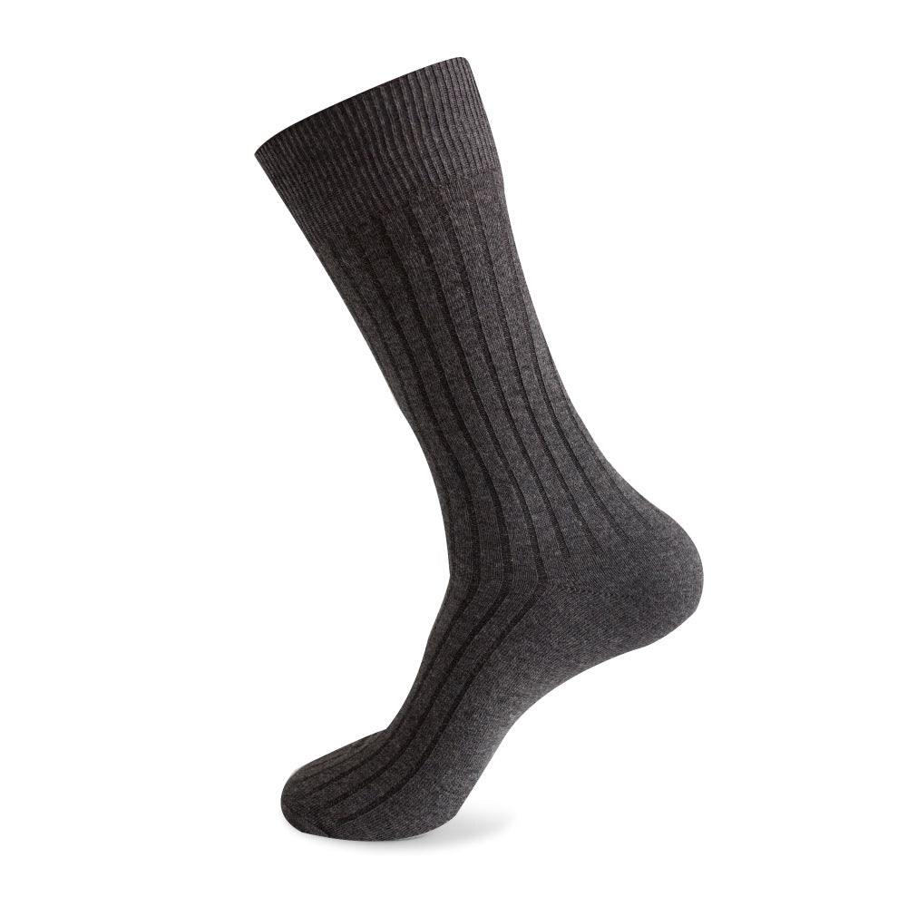 Men's Vertical Stripe Socks, 3-Pack Bundle