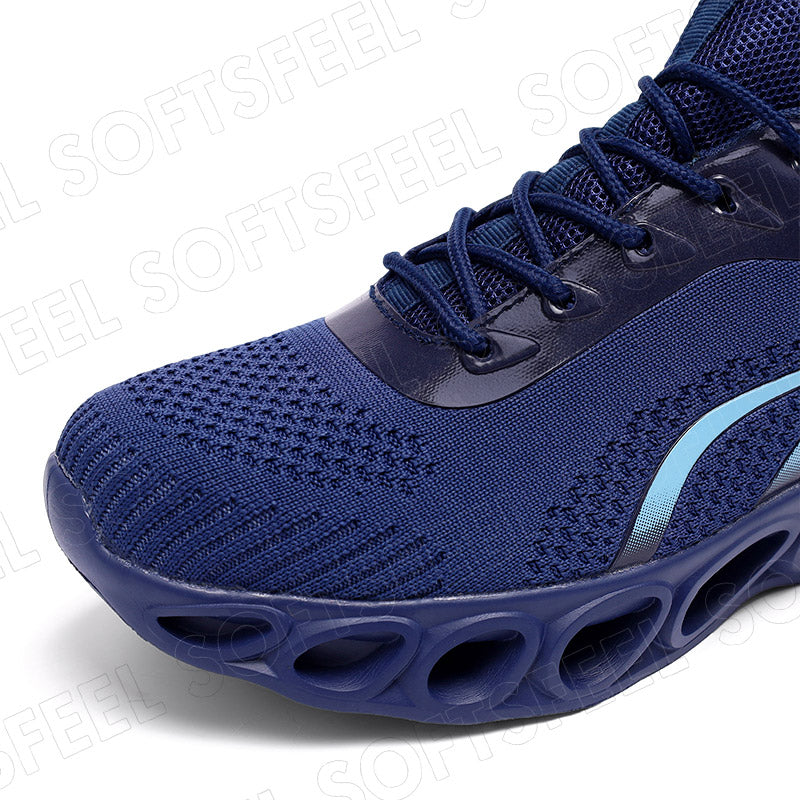 Softsfeel Men's Relieve Foot Pain Perfect Walking Shoes - Dark Blue