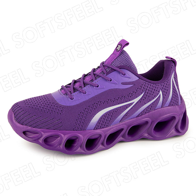 Softsfeel Men's Relieve Foot Pain Perfect Walking Shoes - Purple