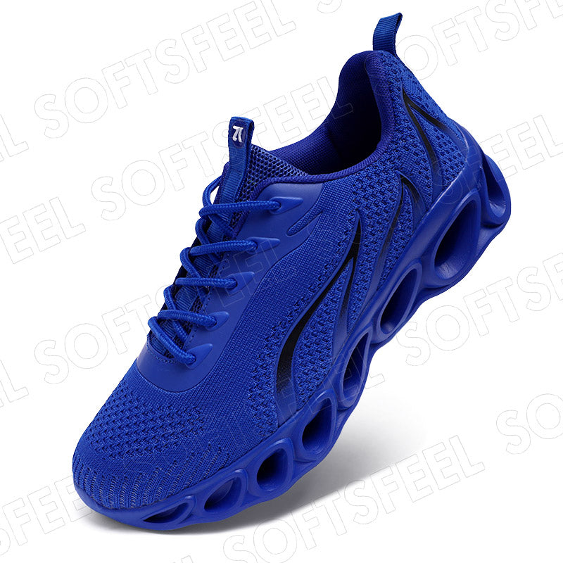Softsfeel Women's Relieve Foot Pain Perfect Walking Shoes - Blue