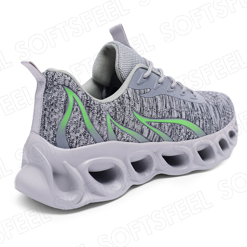 Softsfeel Men's Relieve Foot Pain Perfect Walking Shoes - Gray