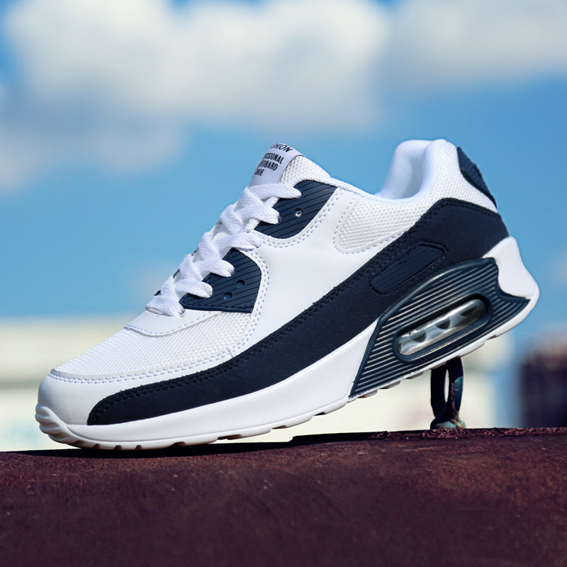 Men‘s Air Booster Walking Shoes White&Blue