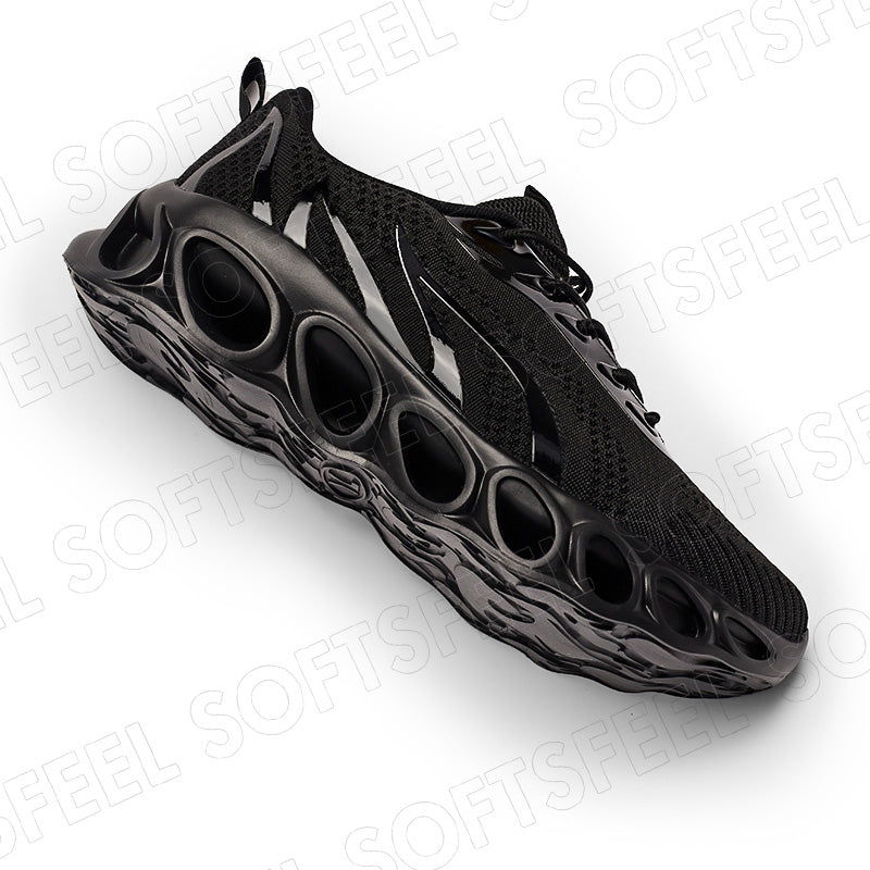 Softsfeel Women's Relieve Foot Pain Perfect Walking Shoes - Black
