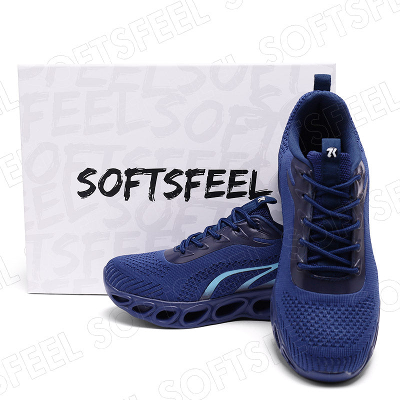 Softsfeel Women's Relieve Foot Pain Perfect Walking Shoes - Dark Blue