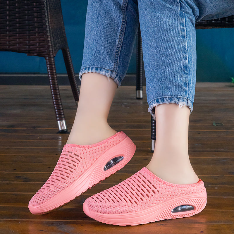 Softsfeel Women's Relieve Foot Pain Perfect Walking Sandals - Pink