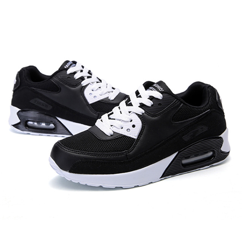 Women‘s Air Booster Walking Shoes Black&White