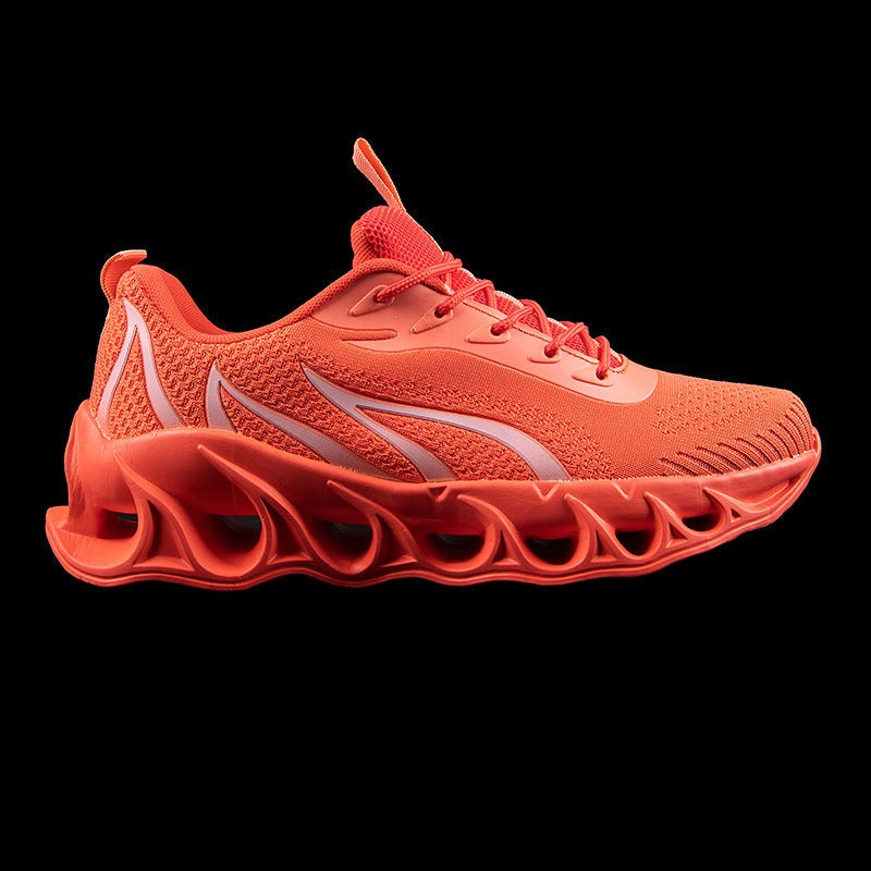 Softsfeel Men's Relieve Foot Pain Perfect Walking Shoes - Orange