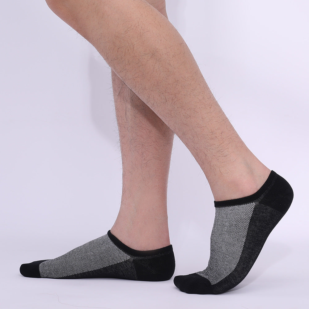 Men's No Show Socks, 3-Pack Bundle