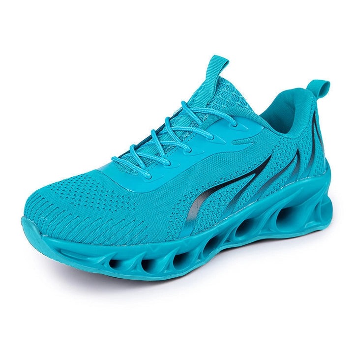 Softsfeel Men's Relieve Foot Pain Perfect Walking Shoes - Lake Blue