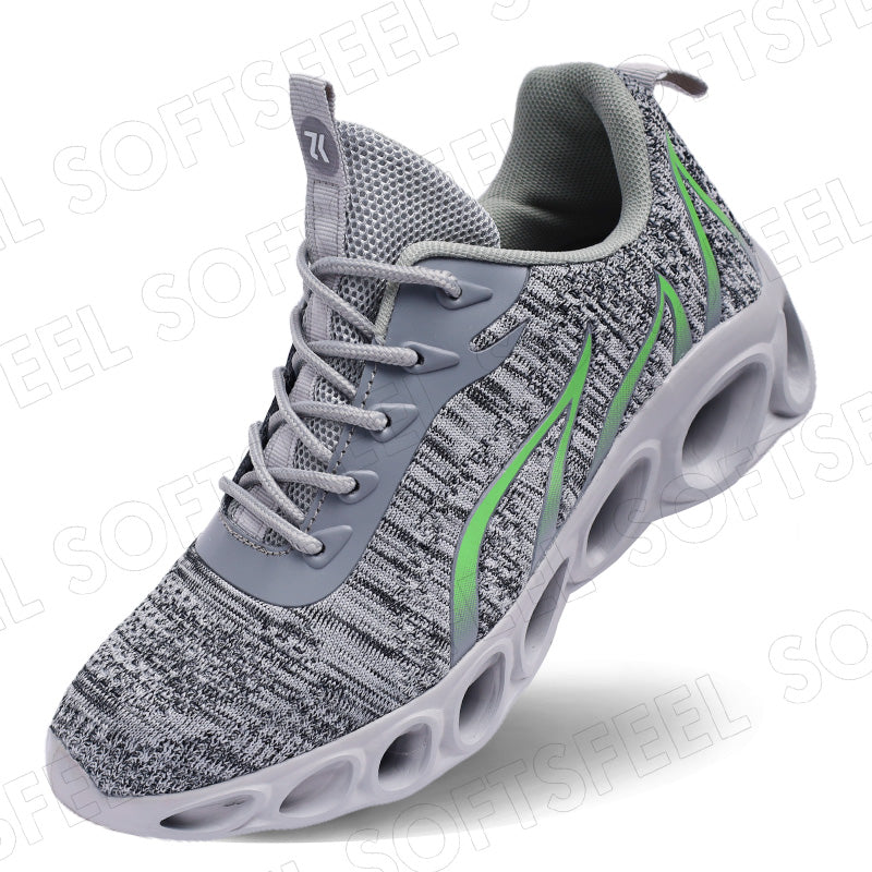 Softsfeel Men's Relieve Foot Pain Perfect Walking Shoes - Gray