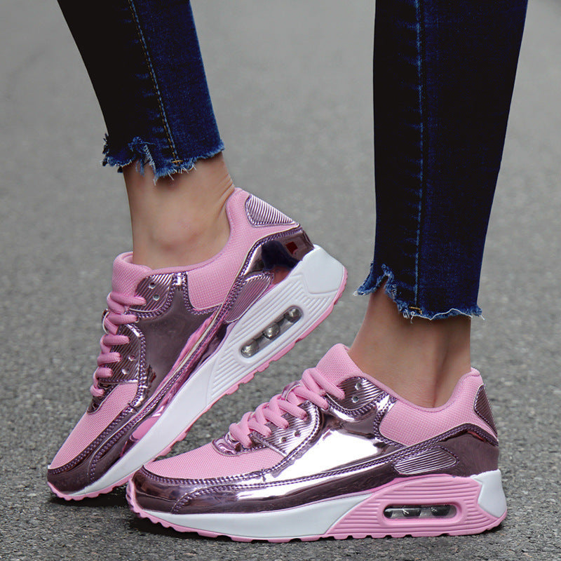 Women‘s Air Booster Walking Shoes Shiny Pink