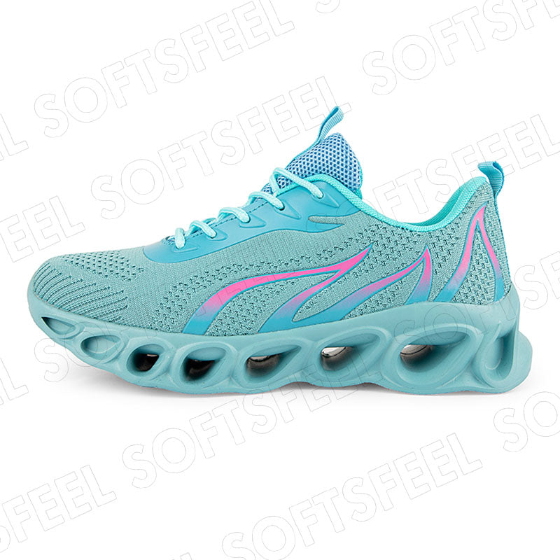 Softsfeel Women's Relieve Foot Pain Perfect Walking Shoes - Sky Blue