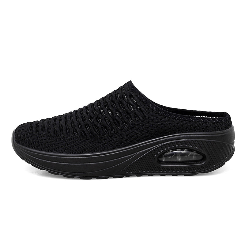 Softsfeel Women's Relieve Foot Pain Perfect Walking Sandals - Black