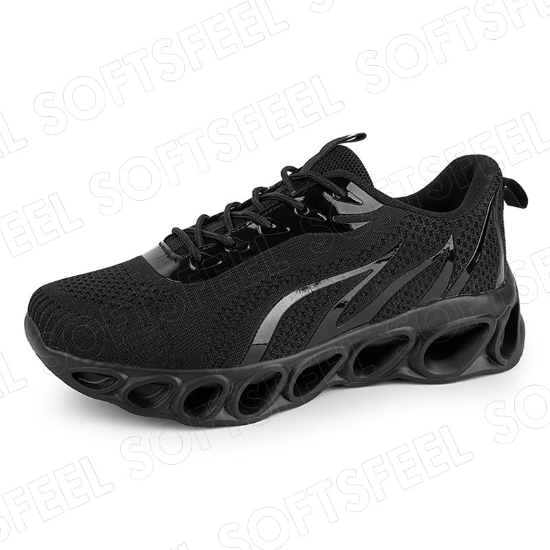 Softsfeel Women's Relieve Foot Pain Perfect Walking Shoes - Black