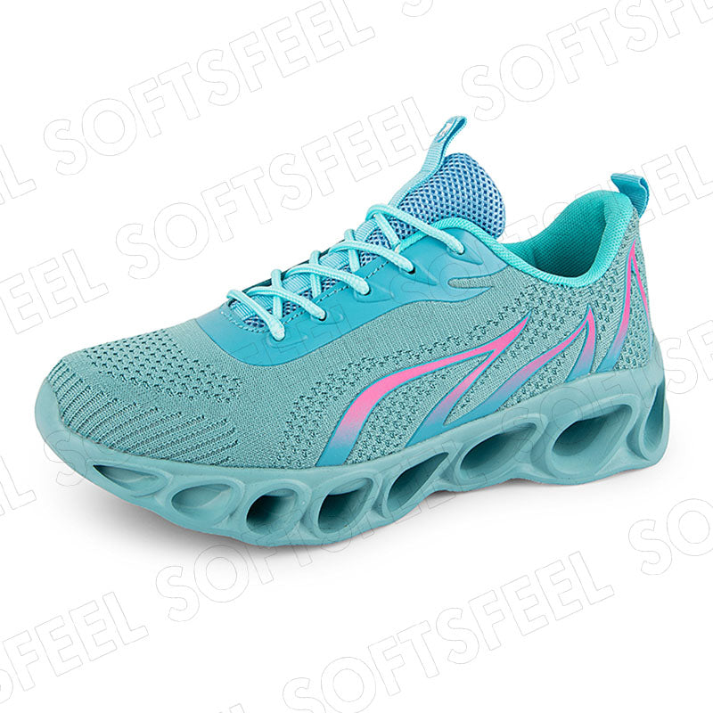 Softsfeel Men's Relieve Foot Pain Perfect Walking Shoes - Sky Blue