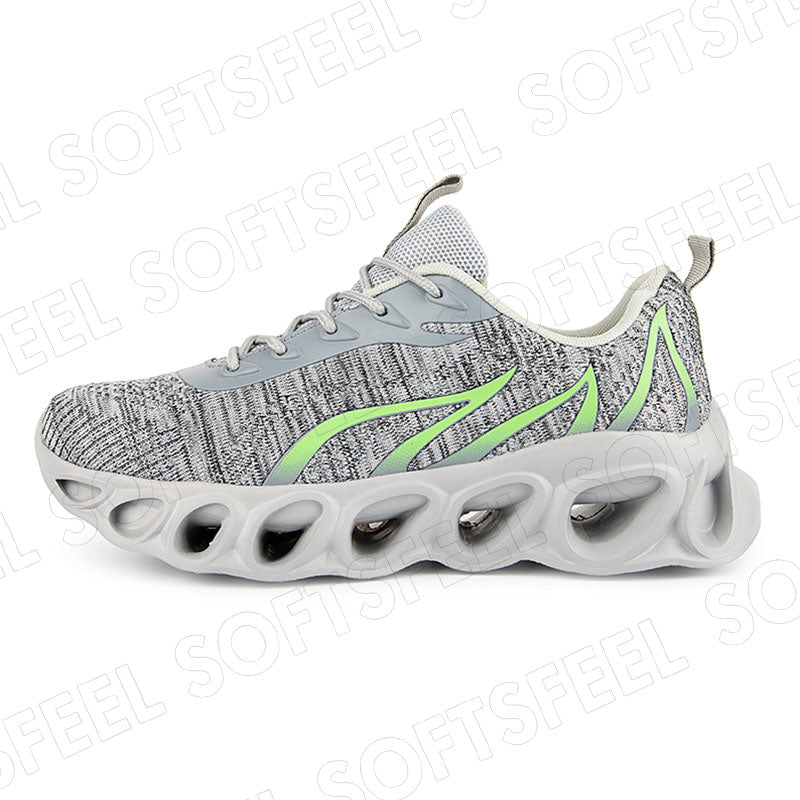 Softsfeel Men's Relieve Foot Pain Perfect Walking Shoes - Gray