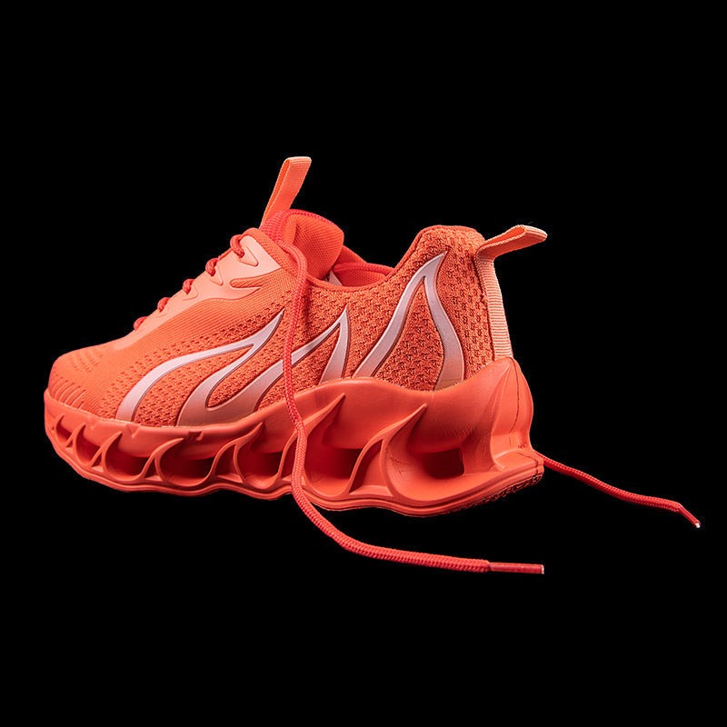 Softsfeel Men's Relieve Foot Pain Perfect Walking Shoes - Orange