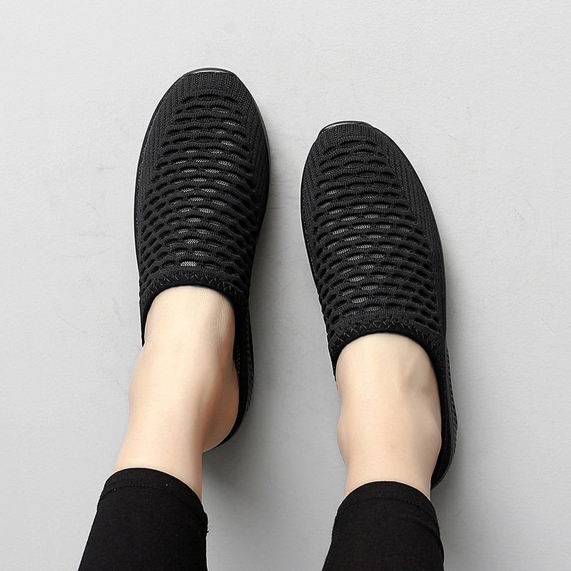 Softsfeel Women's Relieve Foot Pain Perfect Walking Sandals - Black