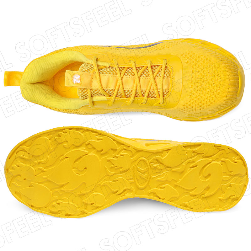 Softsfeel Men's Relieve Foot Pain Perfect Walking Shoes - Yellow