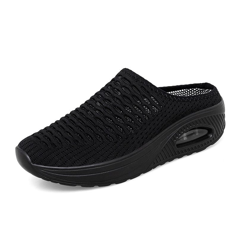 Softsfeel Women's Relieve Foot Pain Perfect Walking Sandals - Black