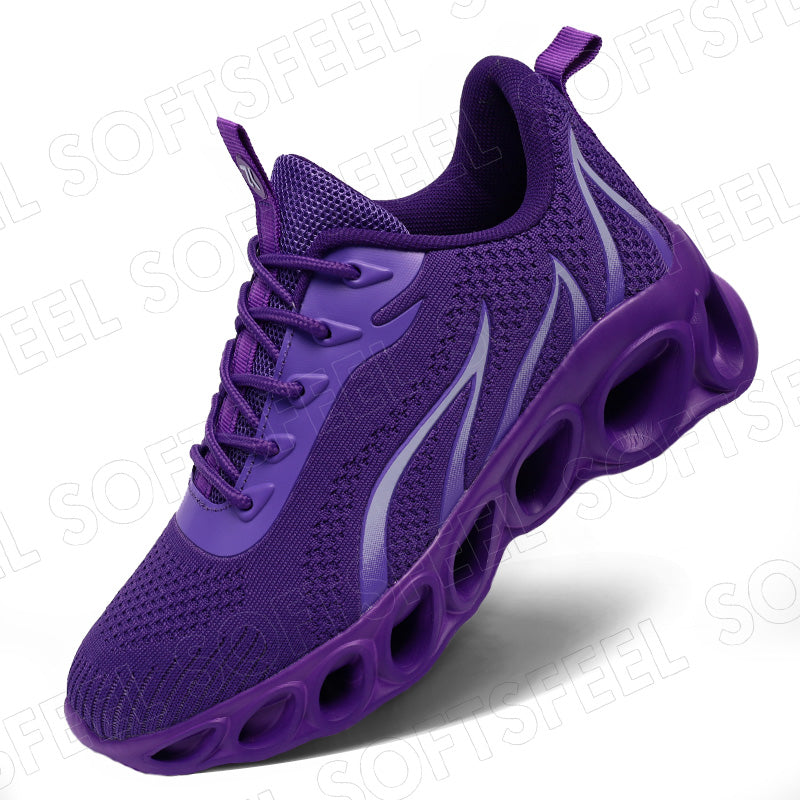 Softsfeel Men's Relieve Foot Pain Perfect Walking Shoes - Purple
