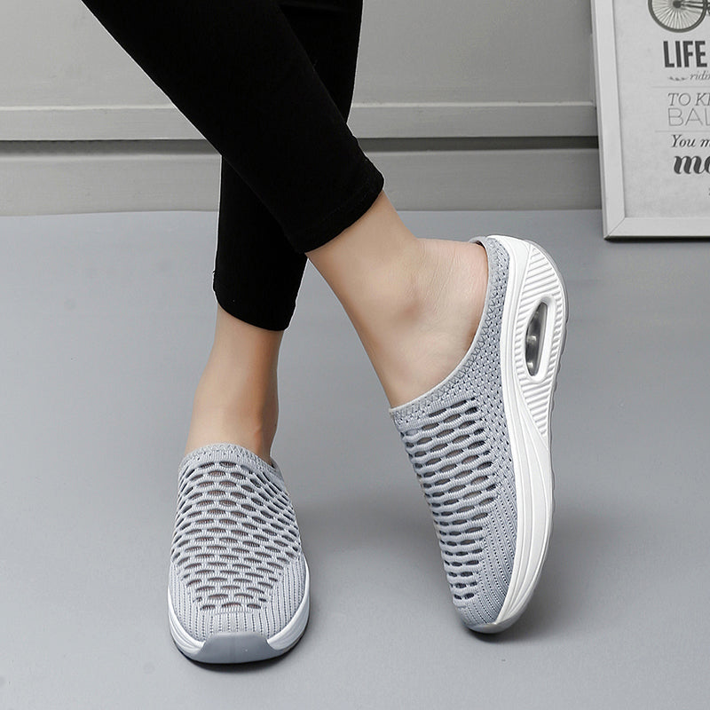 Softsfeel Women's Relieve Foot Pain Perfect Walking Sandals - Gray