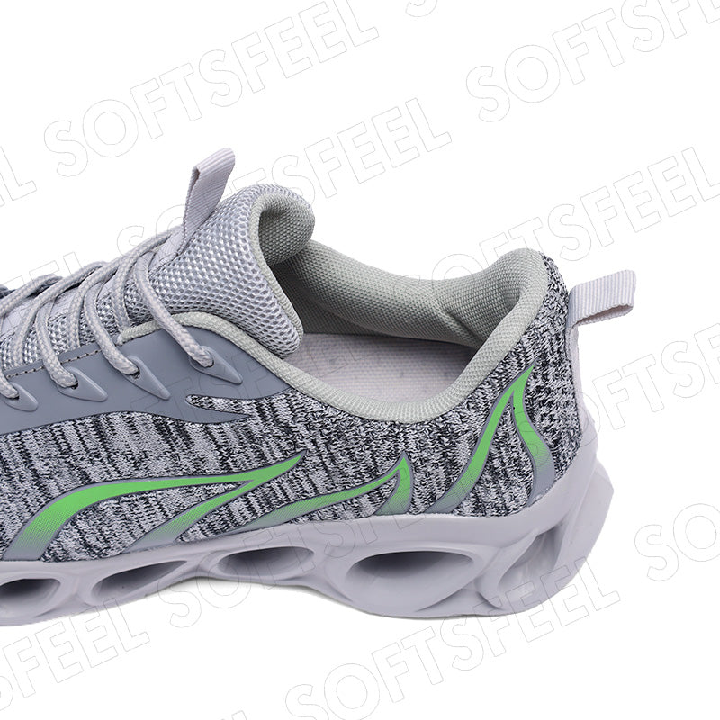 Softsfeel Men's Relieve Foot Pain Perfect Walking Shoes - Gray