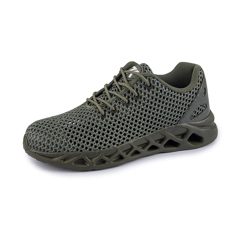 Softsfeel Cool Men's Relieve Foot Pain Perfect Walking Shoes-Army green