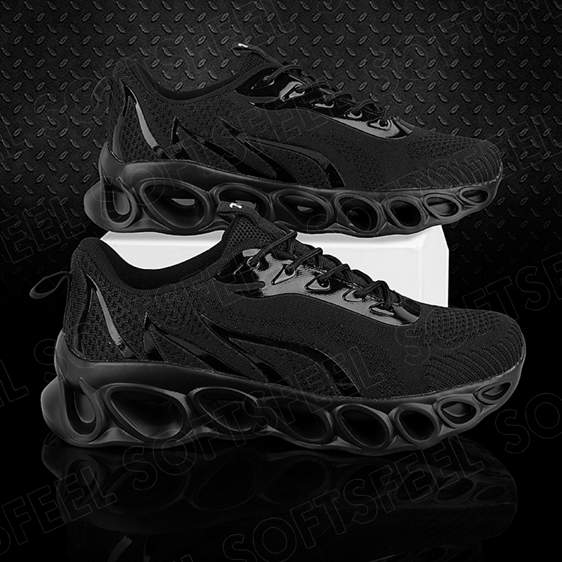 Softsfeel Women's Relieve Foot Pain Perfect Walking Shoes - Black
