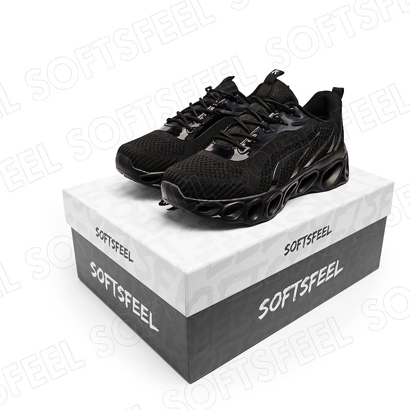 Softsfeel Women's Relieve Foot Pain Perfect Walking Shoes - Black