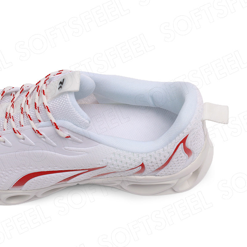 Softsfeel Men's Relieve Foot Pain Perfect Walking Shoes - White