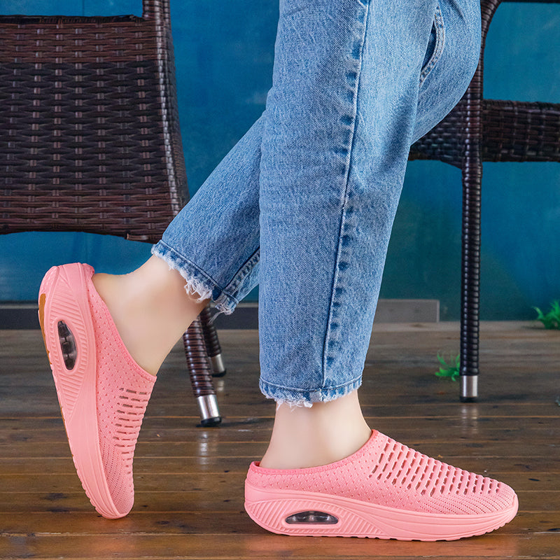 Softsfeel Women's Relieve Foot Pain Perfect Walking Sandals - Pink