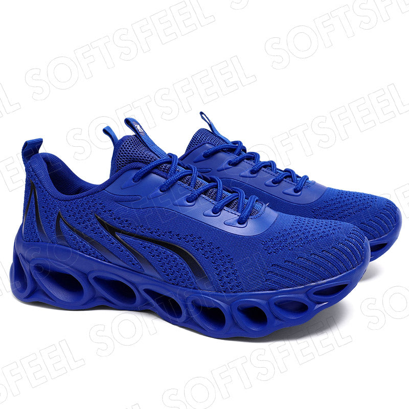 Softsfeel Women's Relieve Foot Pain Perfect Walking Shoes - Blue