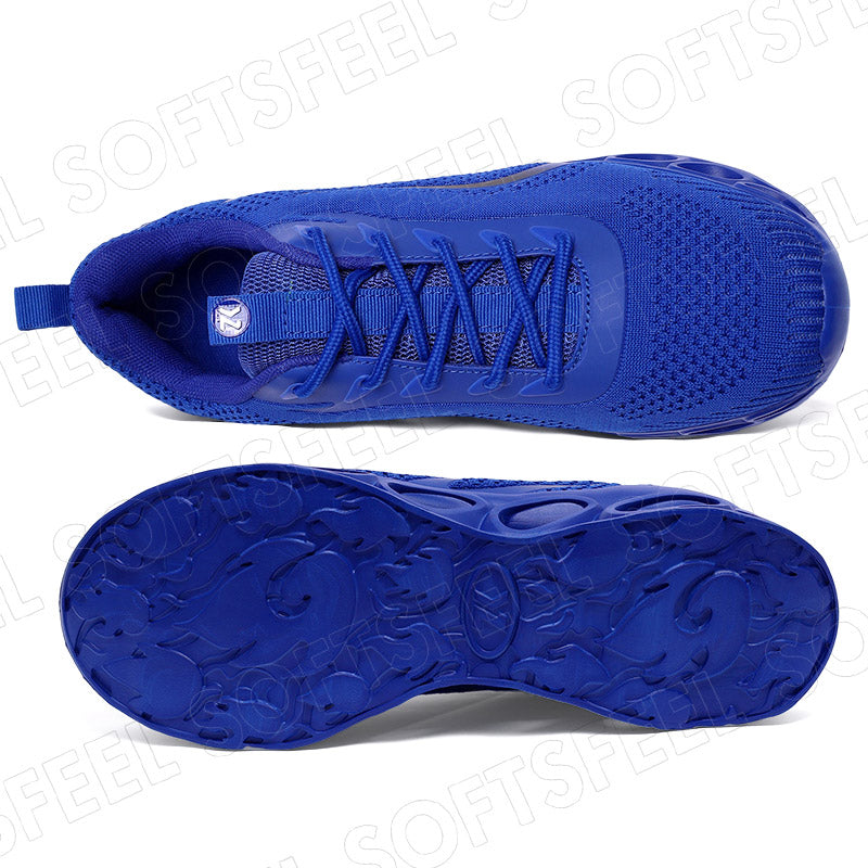 Softsfeel Women's Relieve Foot Pain Perfect Walking Shoes - Blue
