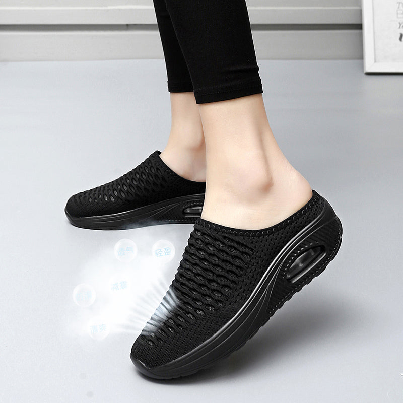 Softsfeel Women's Relieve Foot Pain Perfect Walking Sandals - Black
