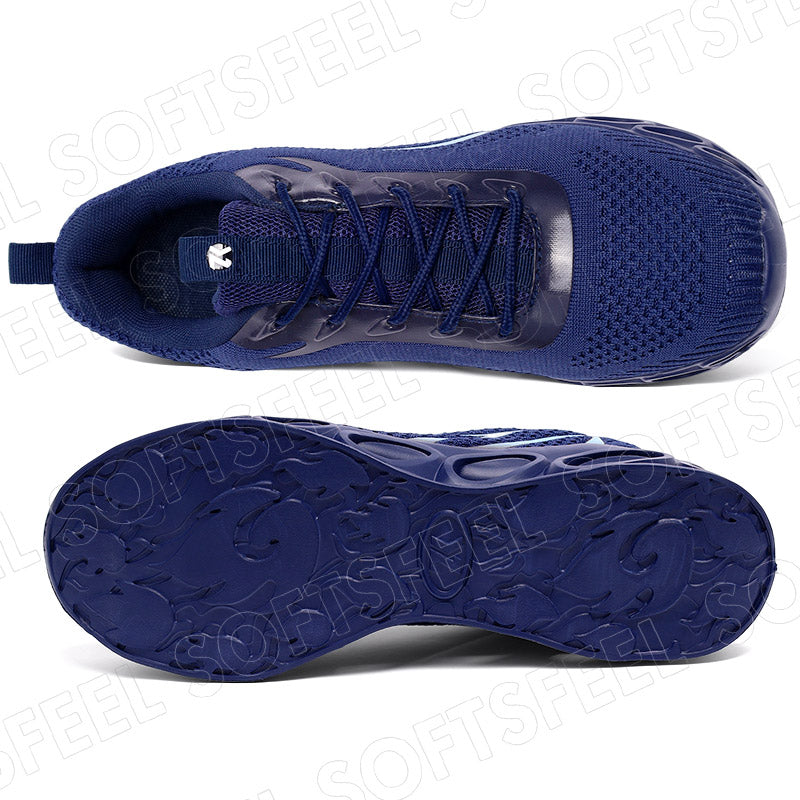 Softsfeel Women's Relieve Foot Pain Perfect Walking Shoes - Dark Blue