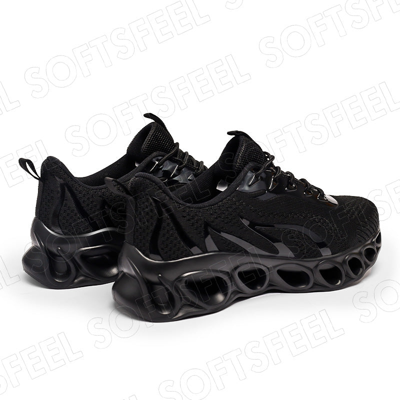 Softsfeel Women's Relieve Foot Pain Perfect Walking Shoes - Black