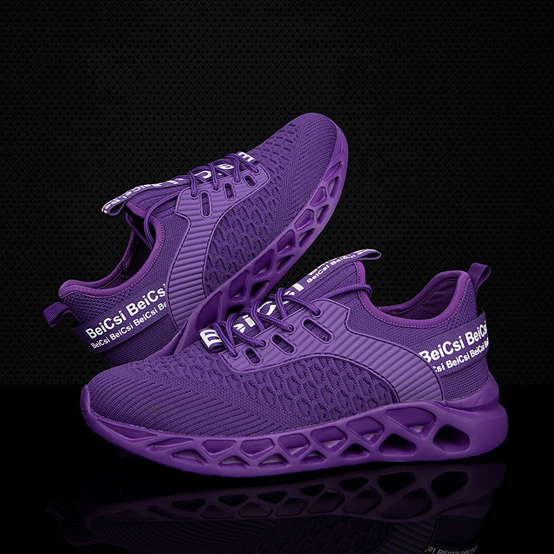 Softsfeel Women's Relieve Foot Pain Perfect Walking Shoes - Purple