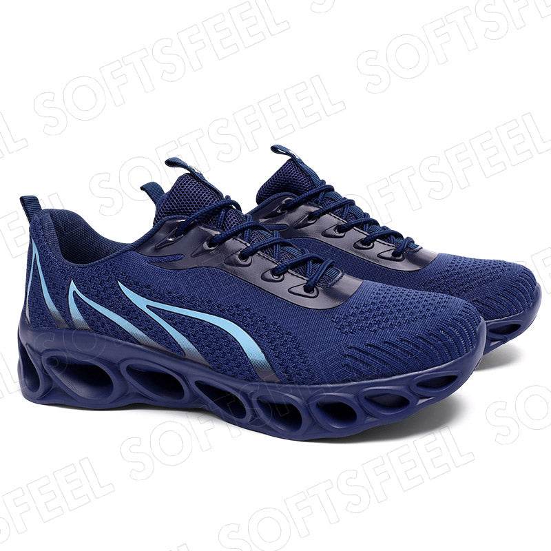 Softsfeel Women's Relieve Foot Pain Perfect Walking Shoes - Dark Blue