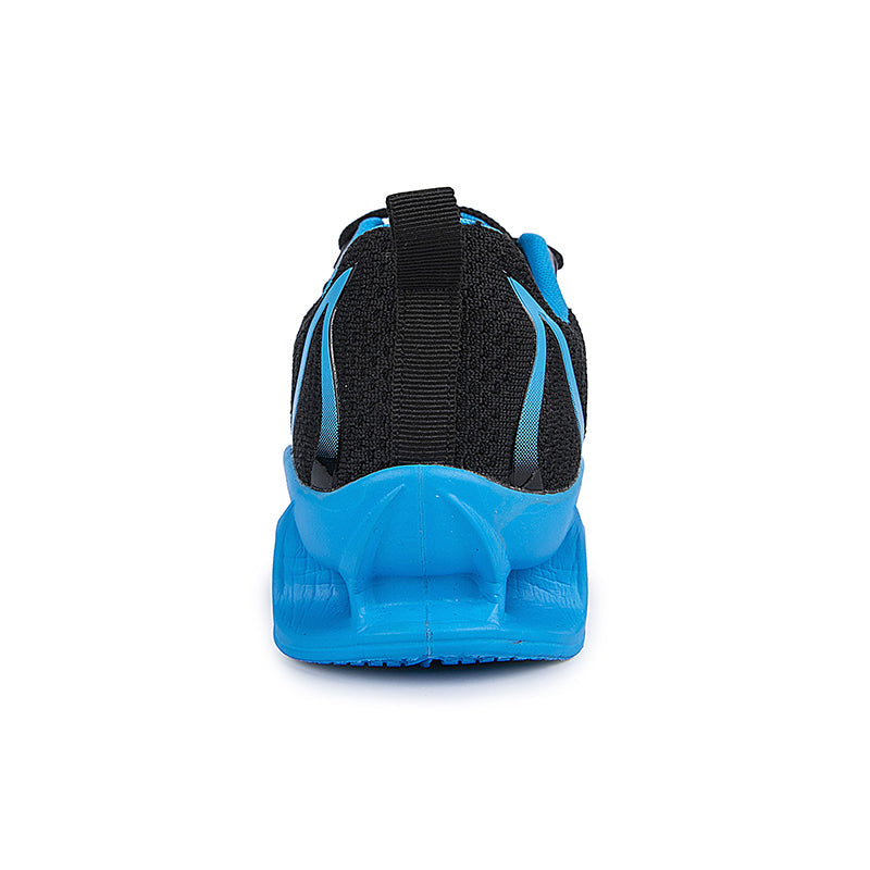 Softsfeel Men's Relieve Foot Pain Perfect Walking Shoes - Black Blue